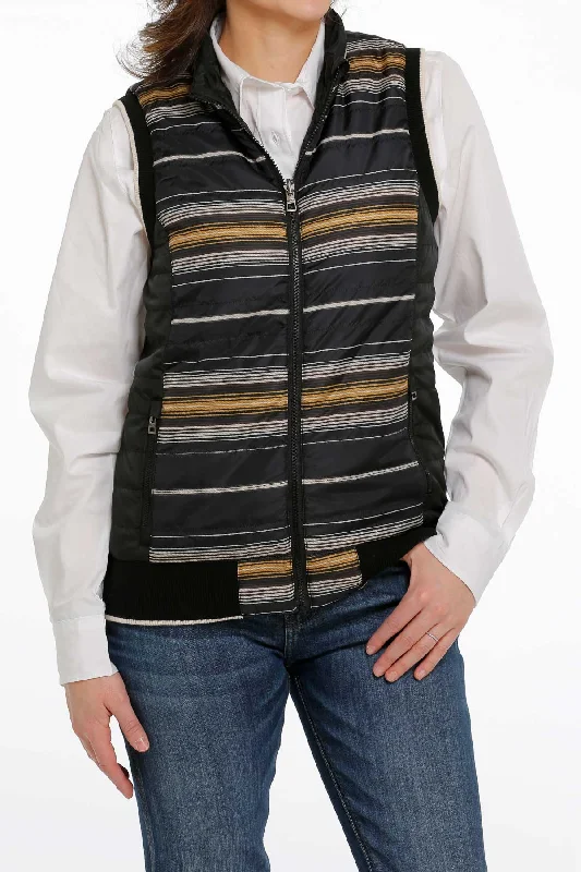 Women's Cinch Quilted Vest #MAV9887001BLK