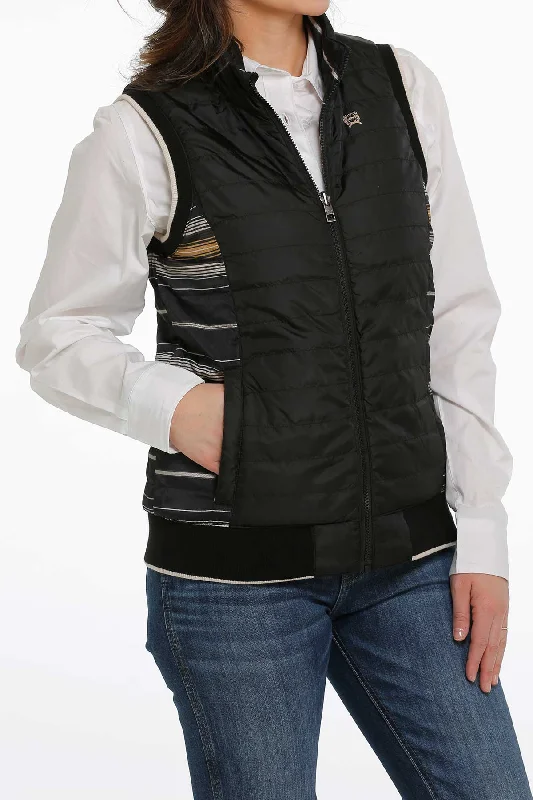 Women's Cinch Quilted Vest #MAV9887001BLK