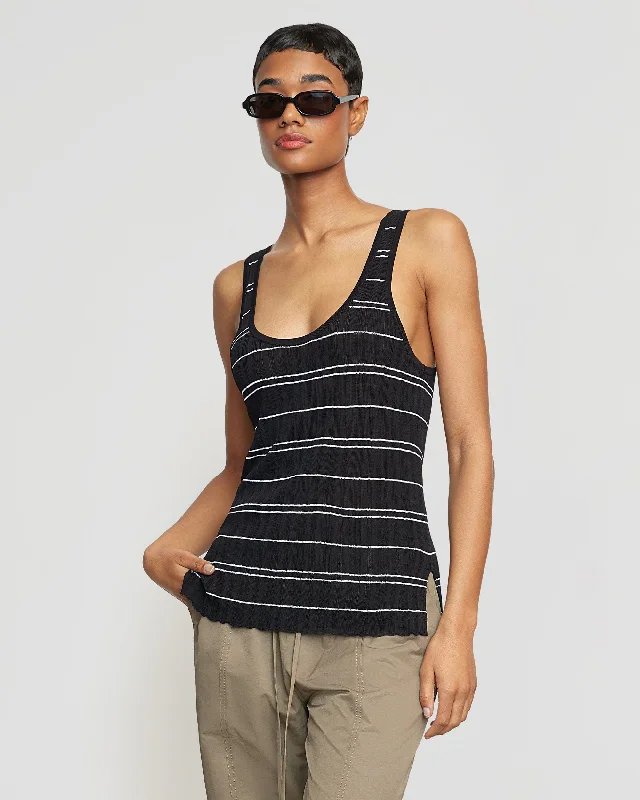 Mijal Striped Sweater Tank