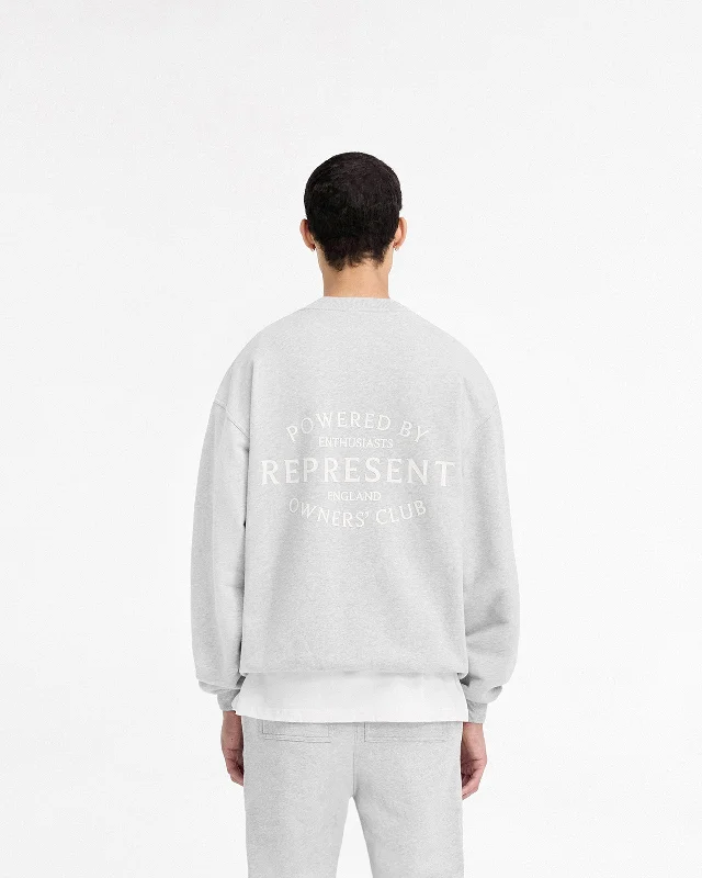 Represent Owners Club Stamp Sweater - Ash Grey