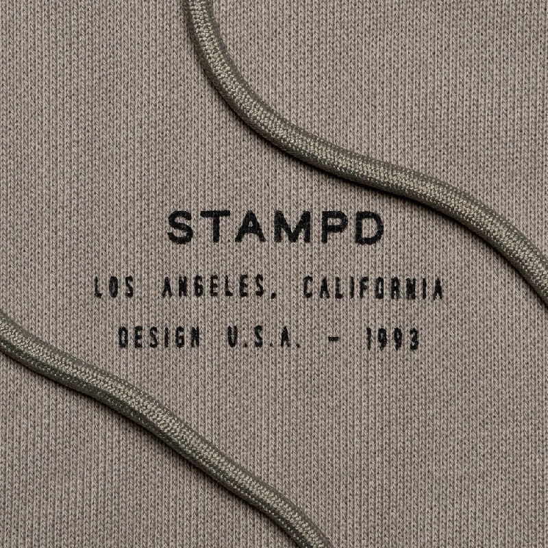 Stampd Classic Stack Logo Hoodie - Smoke