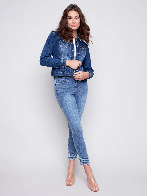 Stretch Denim Jacket - Indigo