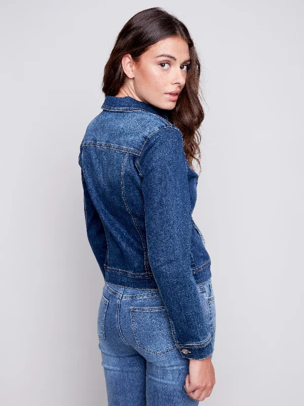 Stretch Denim Jacket - Indigo