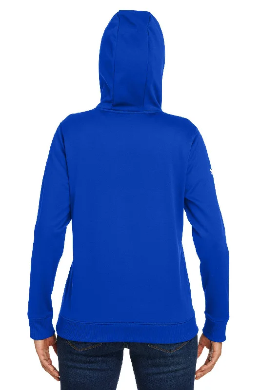 Under Armour Womens Storm Armourfleece Water Resistant Hooded Sweatshirt Hoodie - Royal Blue