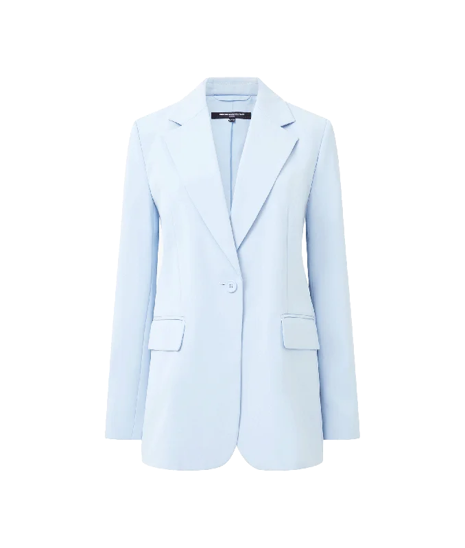 Harrie Suiting Single Breasted Blazer - Blue