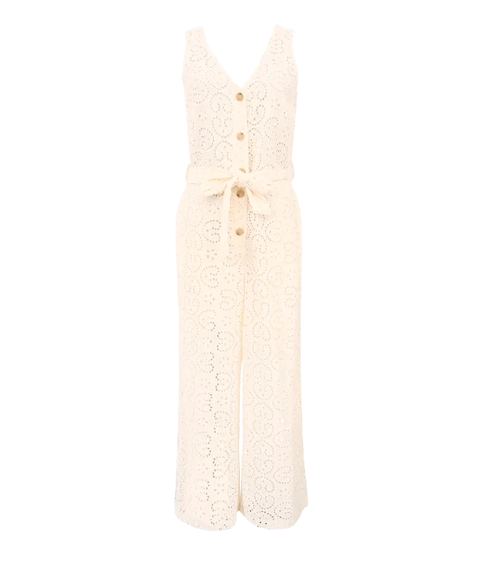 Laurena Jumpsuit - Cream