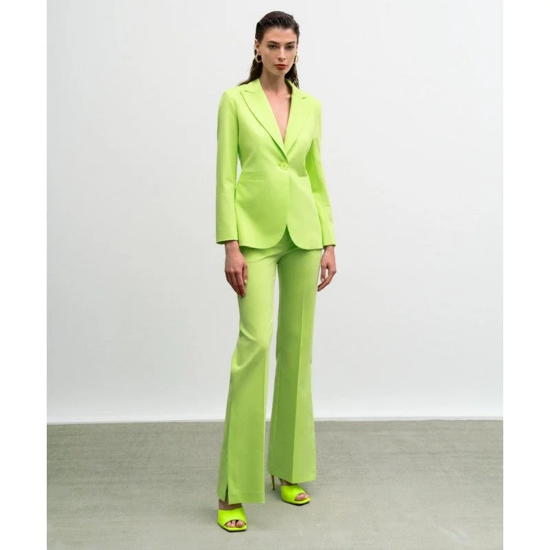 Access Lime Green Longline Tailored Blazer