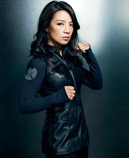 Agents Of Shields Melinda May Sleeveless Black Leather Vest