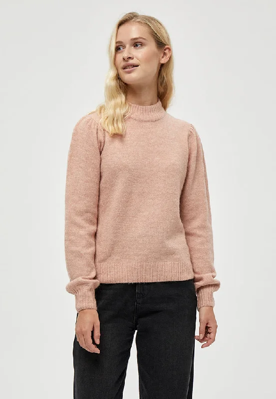 MSAngie knit pullover - Pale Rose Melange