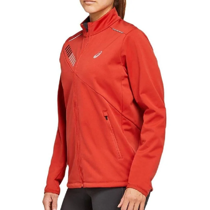 Asics Lite-Show Winter Womens Running Jacket - Orange