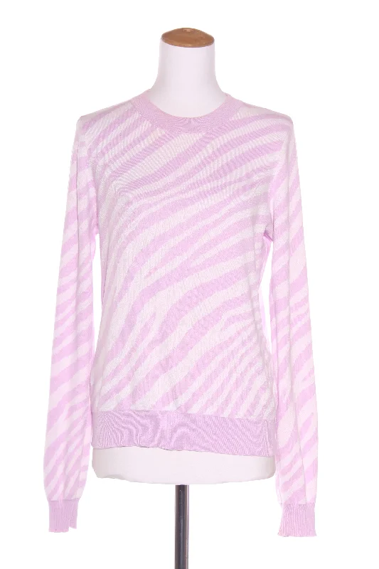 AUGUSTINE - Lilac zebra cotton knit jumper! 10