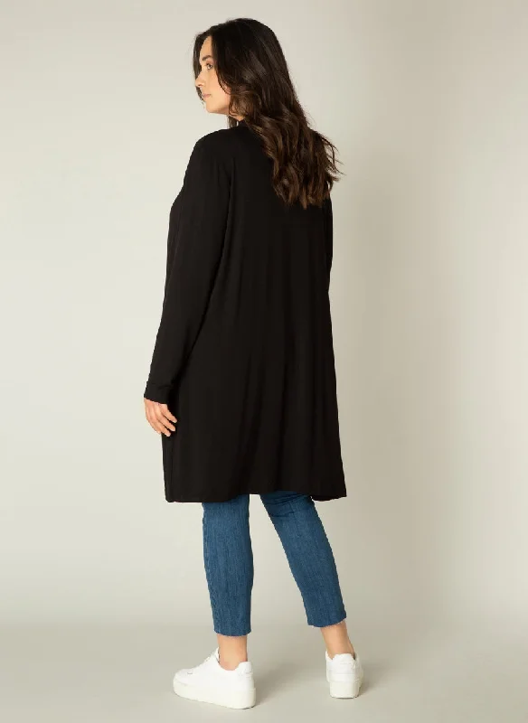 basic cardigan ayla lang in schwarz