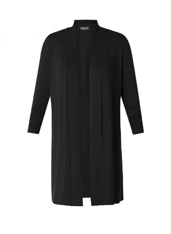 basic cardigan ayla lang in schwarz