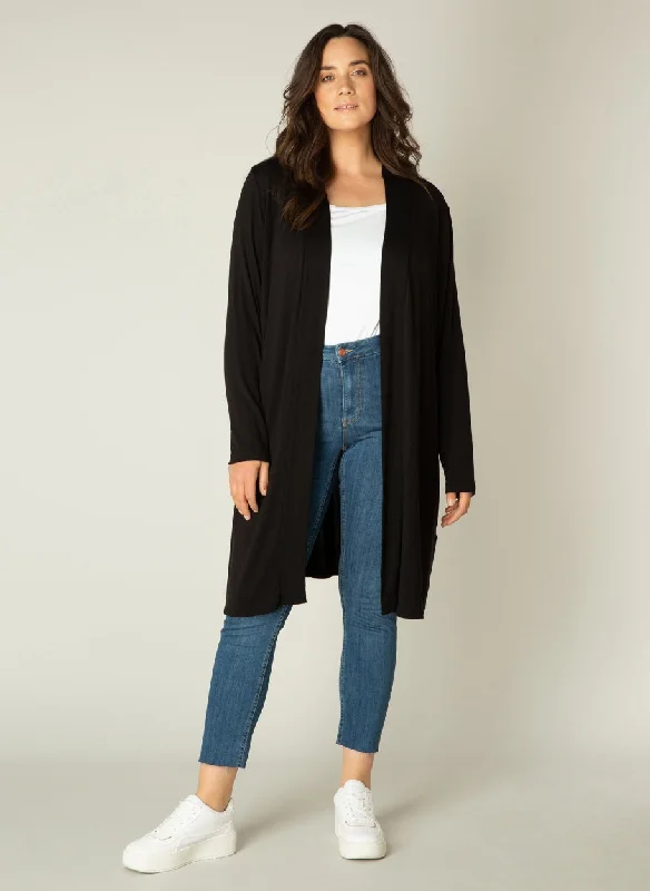 basic cardigan ayla lang in schwarz