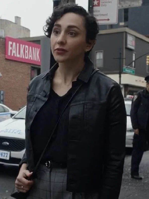 Blue Bloods Lauren Patten Leather Jacket