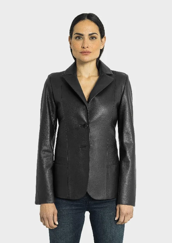 Daniela Leather Blazer