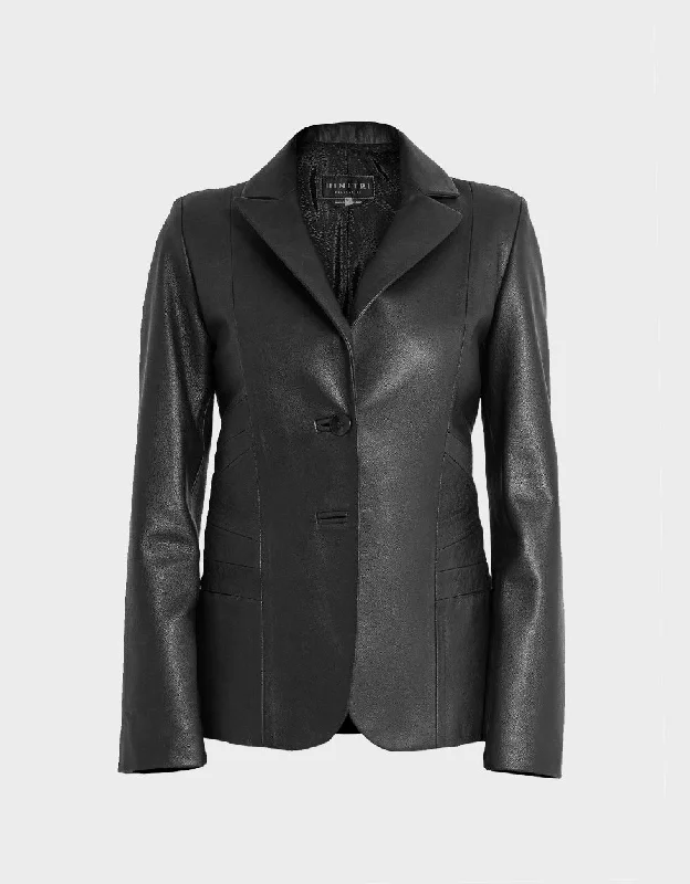 Daniela Leather Blazer