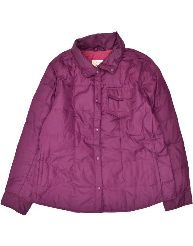 EDDIE BAUER Womens Padded Jacket UK 20 2XL Pink Polyester