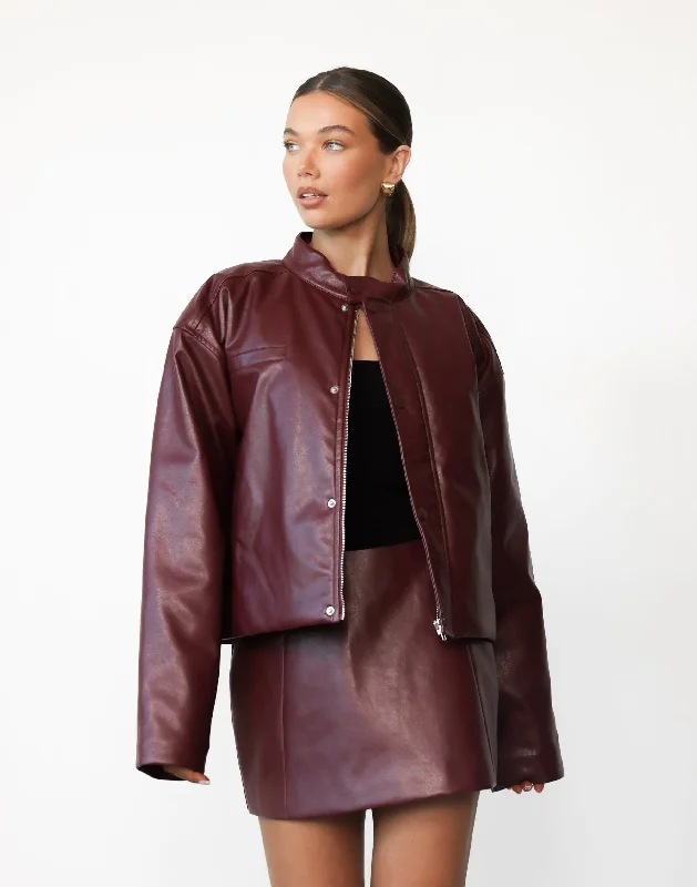 Isaiah Jacket (Plum)