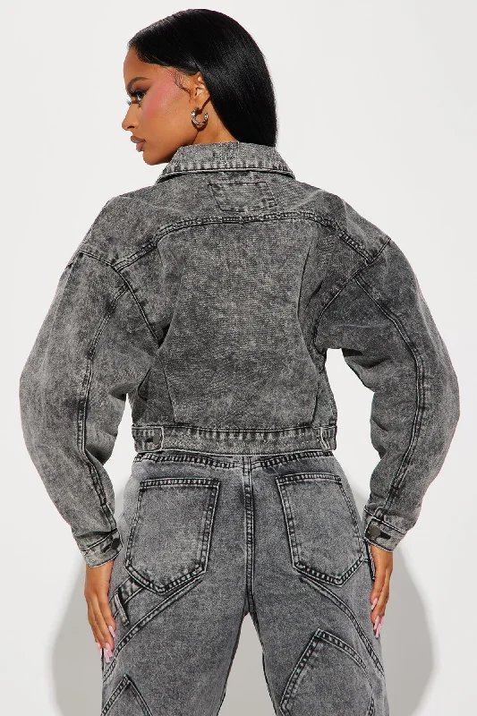 Jeanius Denim Jacket - Grey