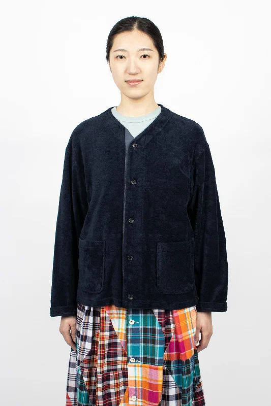 Knit Cardigan Navy CP Velour