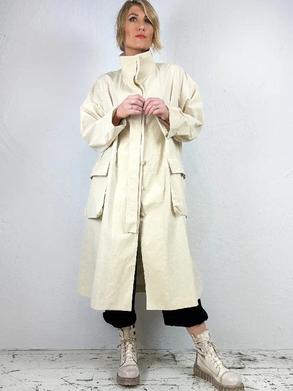 Lightweight Straight Cotton Trench