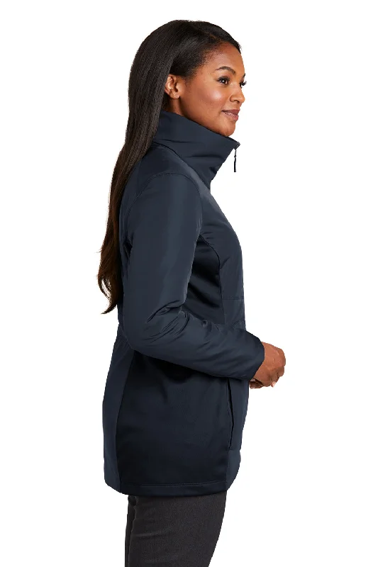 Port Authority Womens Collective Wind & Water Resistant Full Zip Jacket - River Navy Blue