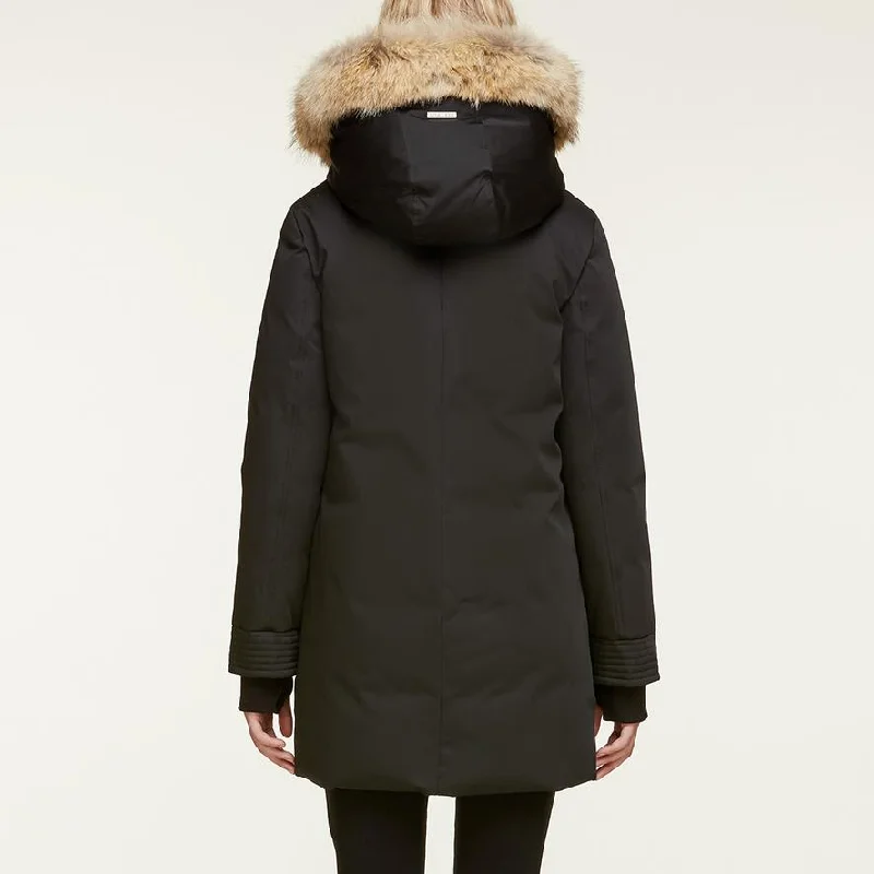 Saundra-C Hooded Down Coat (Black)