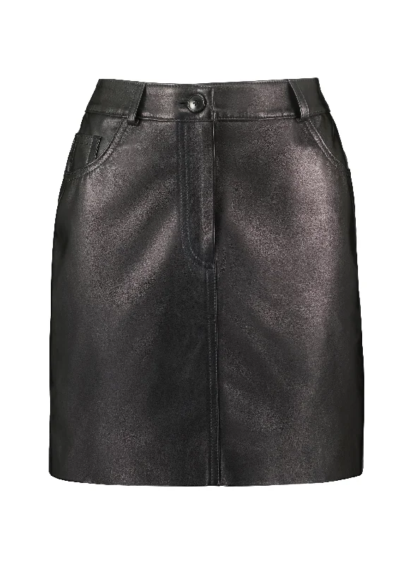 Solange Leather Skirt 