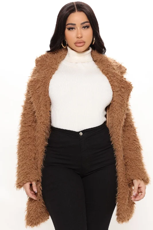 Sugar Daddy Teddy Jacket - Brown