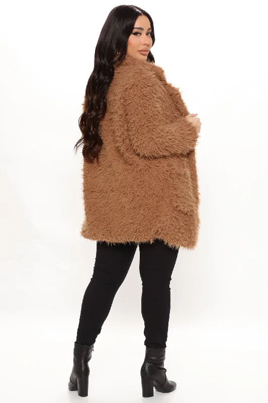 Sugar Daddy Teddy Jacket - Brown