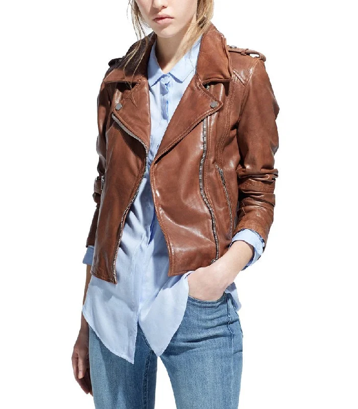 Super Admiry Women Biker Leather Jackets