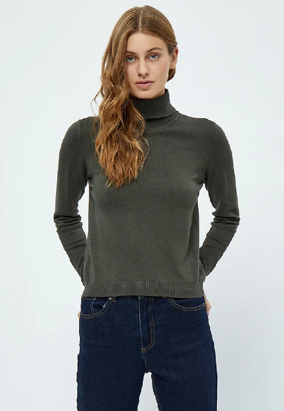 PCTana Roll Neck - Beluga Green