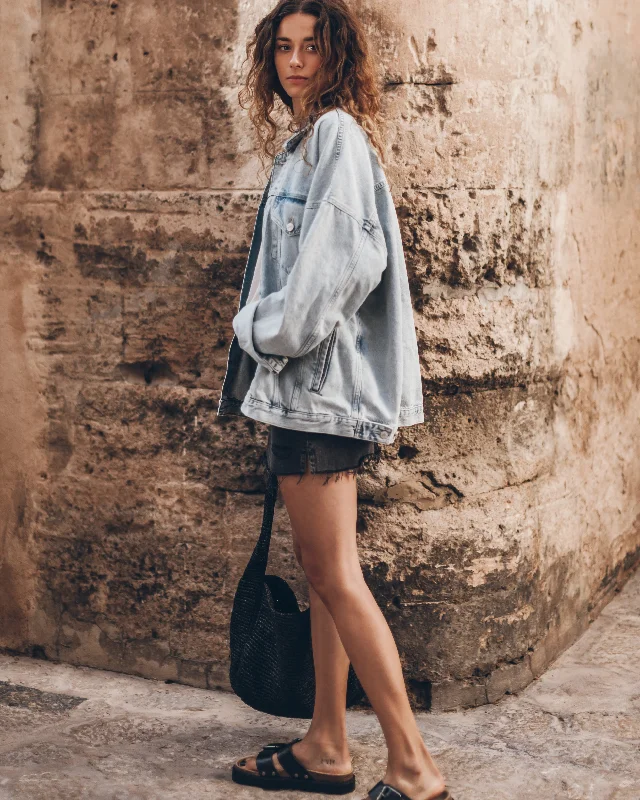 The Blue Oversized Denim Jacket