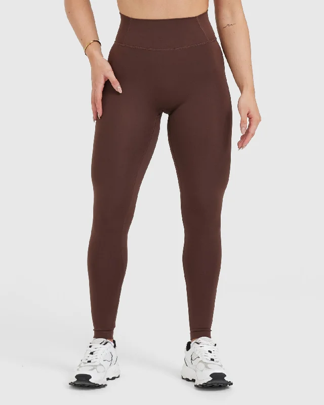 Timeless High Waisted Leggings | Espresso