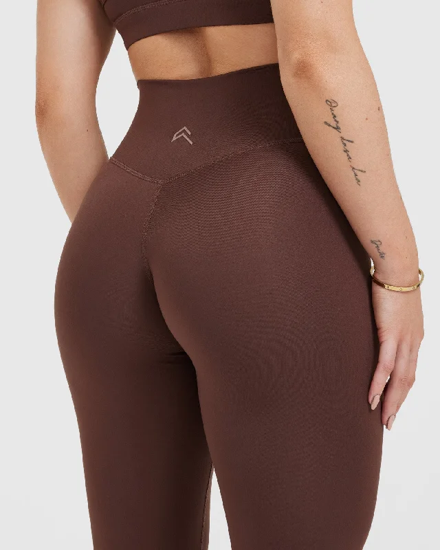 Timeless High Waisted Leggings | Espresso