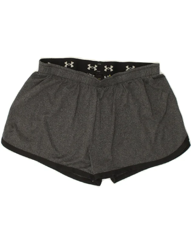 UNDER ARMOUR Womens Sport Shorts UK 8 Small Grey