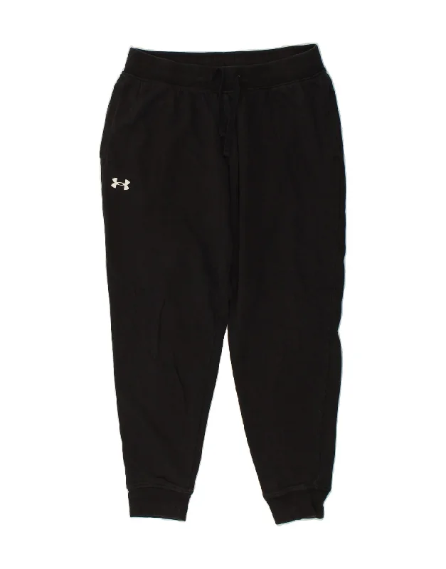 UNDER ARMOUR Womens Tracksuit Trousers Joggers UK 18 XL Black