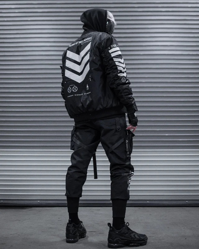 V3-3 Black Bomber Jacket