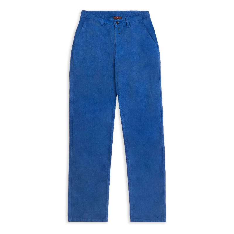 Vetra Heavy Linen Trousers - Peacock