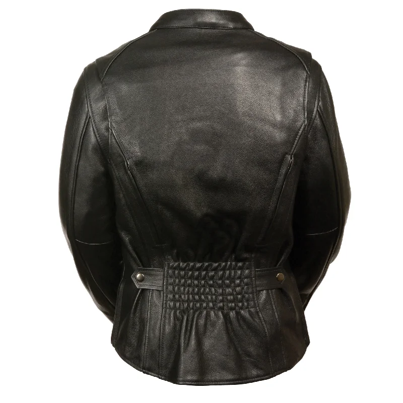 Women’s Black Vented Jacket w/ Back Stretch