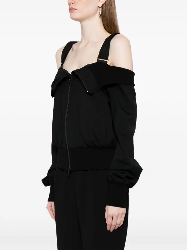 YOHJI YAMAMOTO REGULATION Women R-off Shoulder Jacket