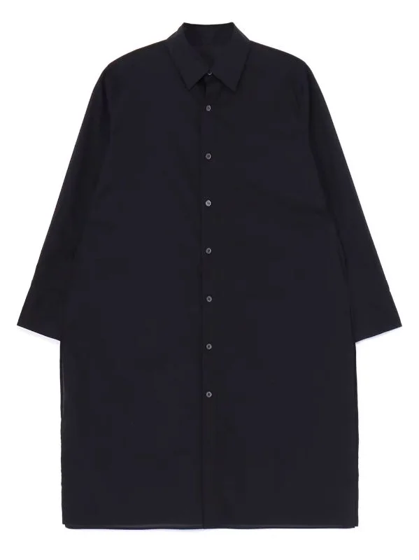 YOHJI YAMAMOTO Women Side Slit Long Blouse