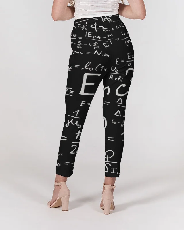 AKH E = MC squared Women's Belted Tapered Pants