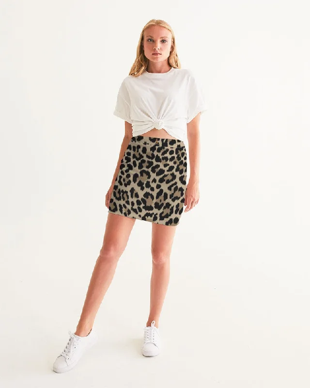 AKH Leopard Women's Mini Skirt