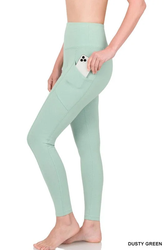 Cotton Leggings with pocket