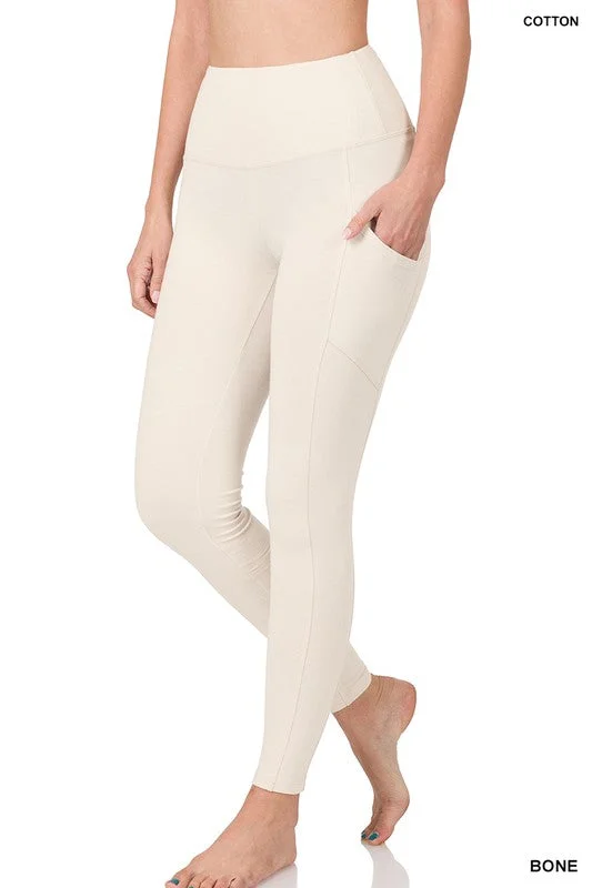 Cotton Leggings with pocket