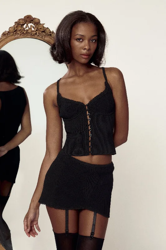 Boudoir Knit Camisole Noir