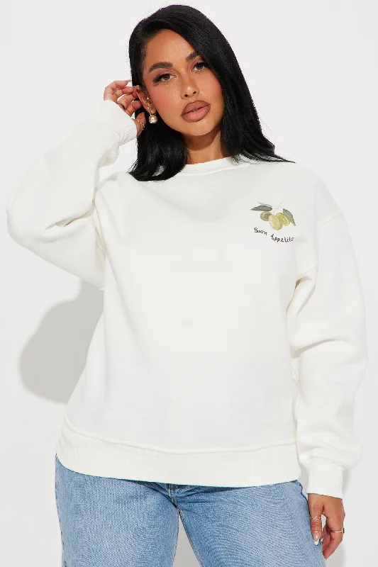 Buon Appetito Sweatshirt - Ivory