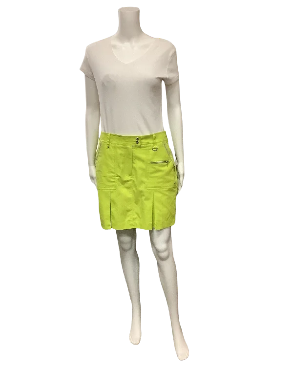 GG Blue Women's Skort Lime Green Tennis Size: 6